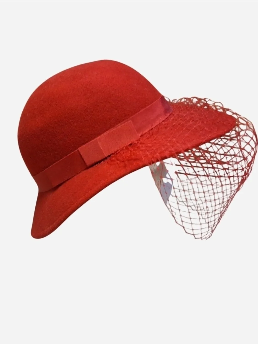 Doeskin Veiled 1940s-50s Hat